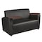 Regency Supernova Tablet Arm Loveseat- Black/Java 7702NSJVBK - alternate 1